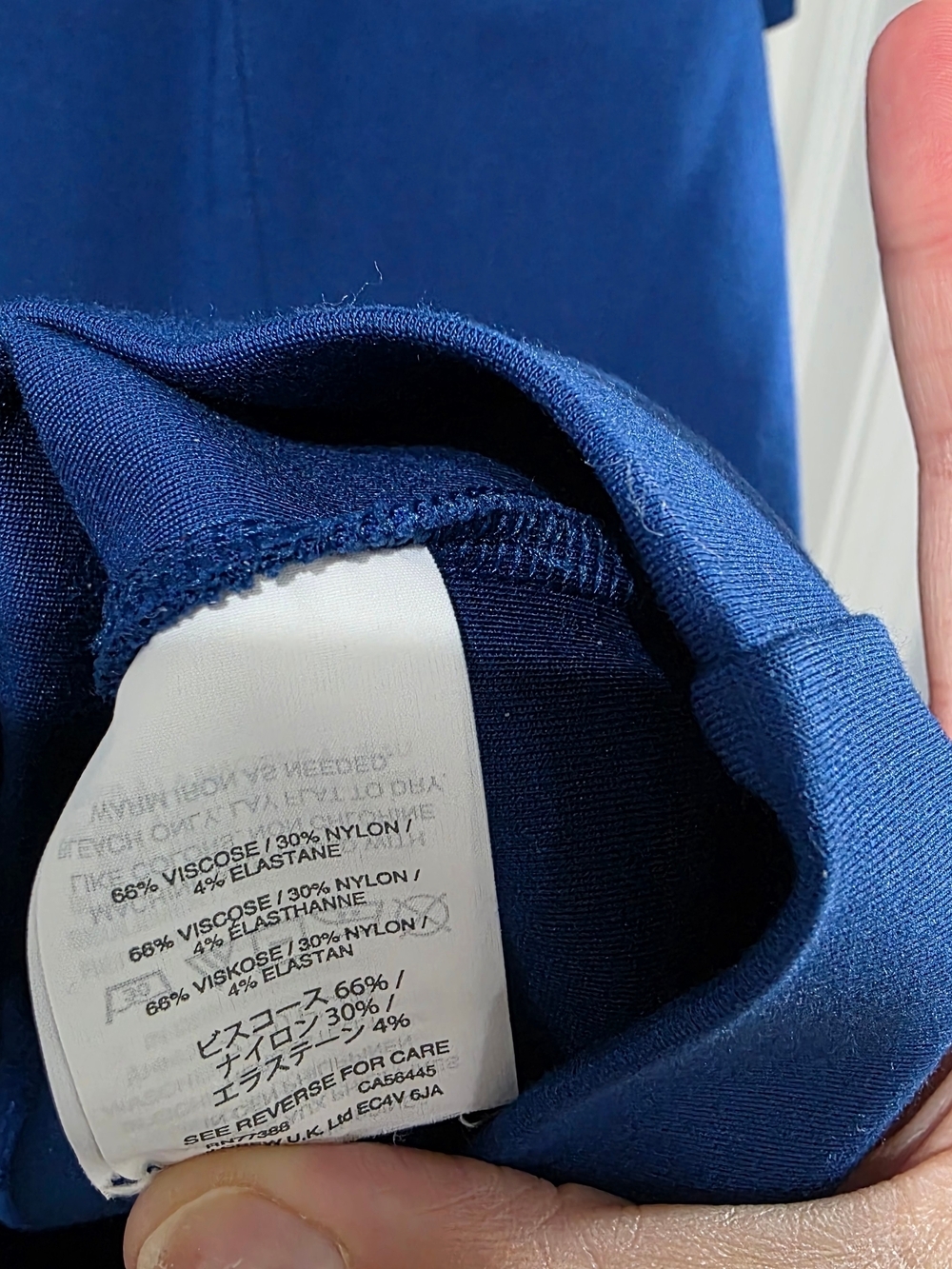 J.Crew 3/4 sleeve Royal Blue Sheath Dress - Picture 6 of 8